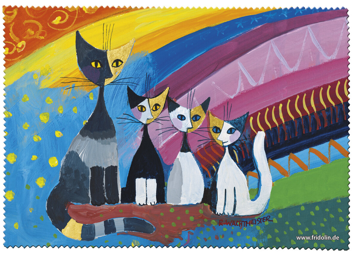 Handrička na čistenie okuliarov Rosina Wachtmeister - Under the rainbow