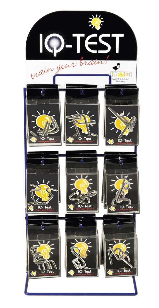 IQ test Malé kovové hry - stojan