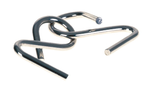 IQ test Malá kovová hra - Zauzlená dvojka