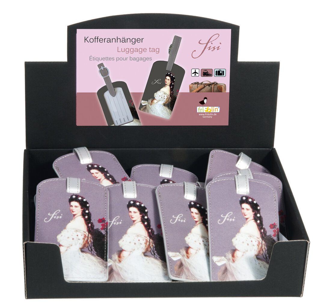 Visačka na batožinu Sisi - krabica