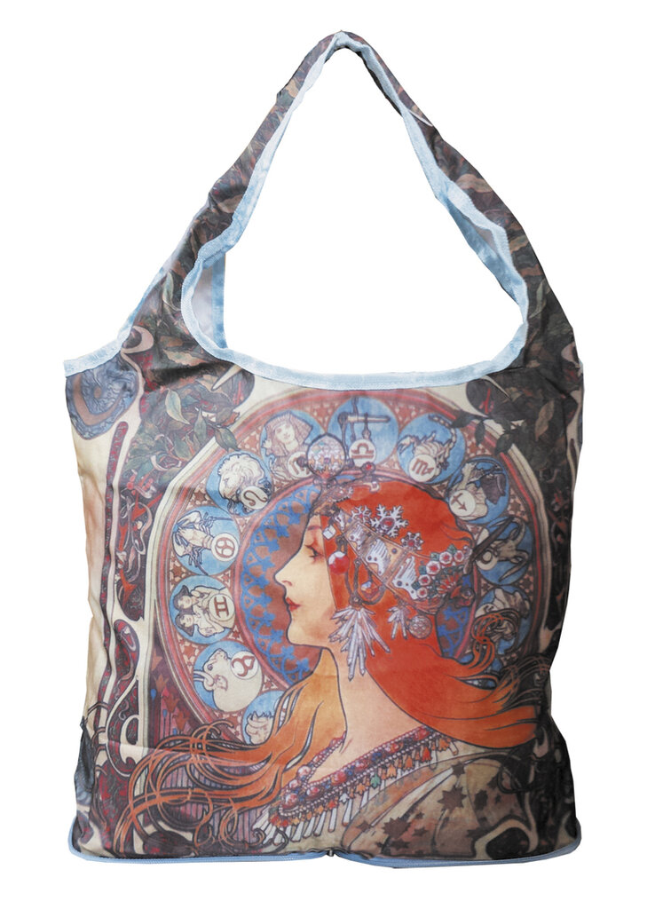 Skladacia nákupná taška Alfons Mucha - Zodiak