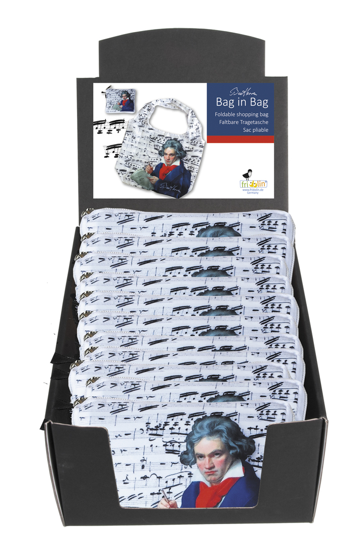 Skladacia nákupná taška Beethoven - krabica
