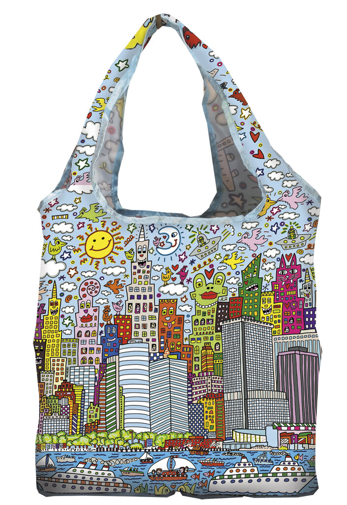 Skladacia nákupná taška James Rizzi - My New York City