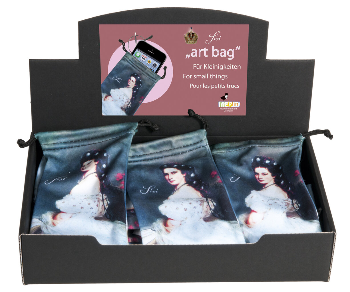 Vrecúško na okuliare Sisi - krabica