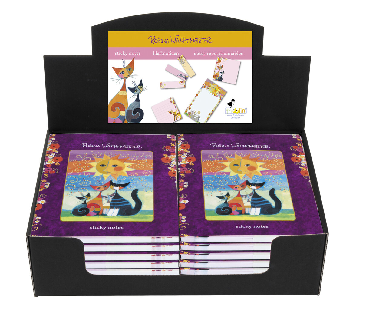 Nalepovací poznámkovy blok Rosina Wachtmeister - krabica
