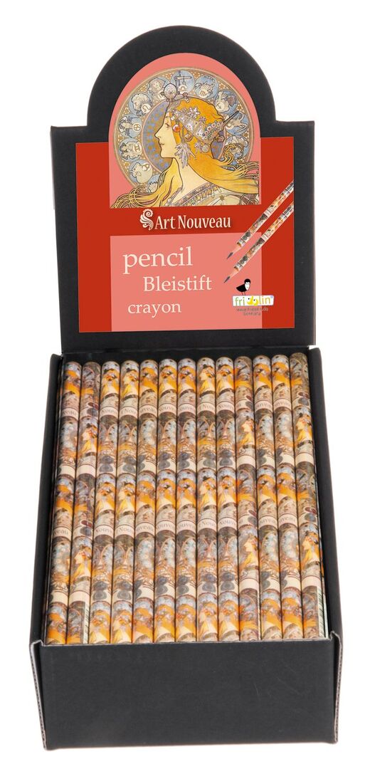Set ceruziek Alfons Mucha - Art Nouveau