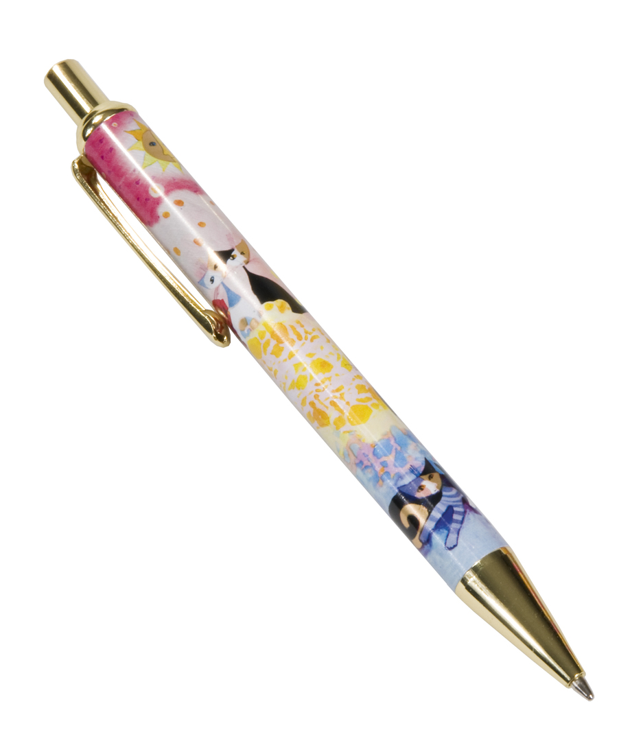 Guličkové pero Rosina Wachtmeister - Cats on four colours