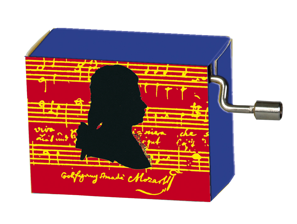 Hracia skrinka Mozart - Silueta