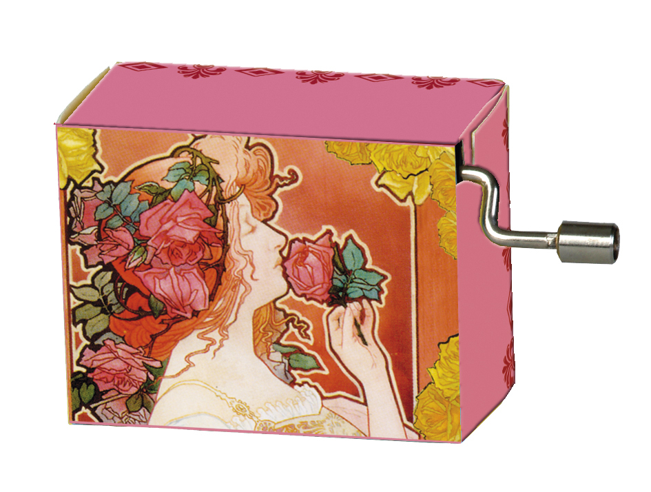 Hracia skrinka Alfons Mucha