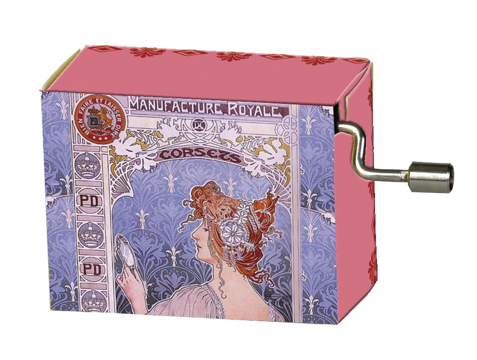 Hracia skrinka Alfons Mucha