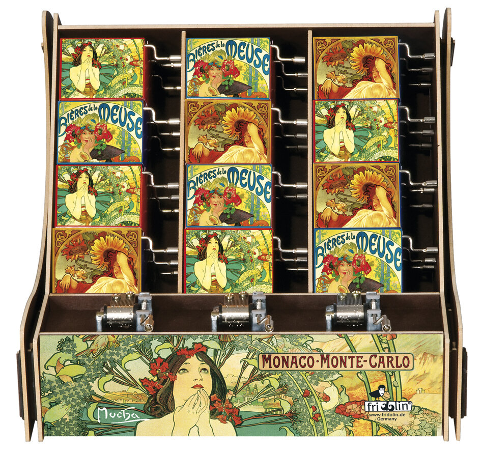 Hracia skrinka Alfons Mucha - krabica