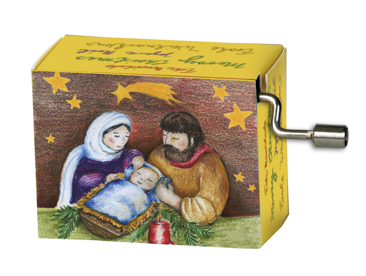 Hracia skrinka Veselé Vianoce - Jasle