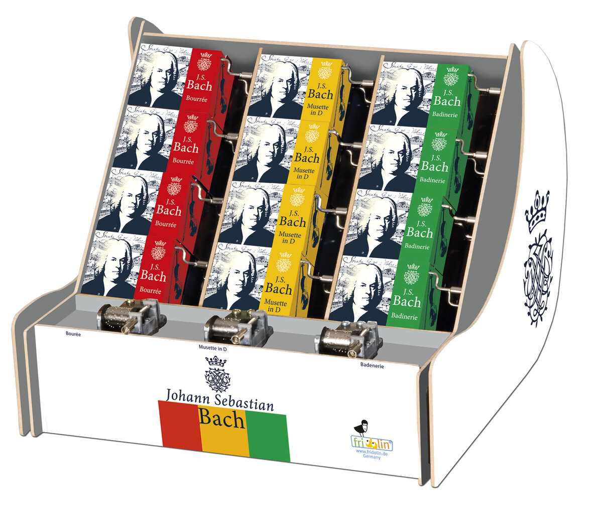 Hracia skrinka Johann S. Bach - krabica