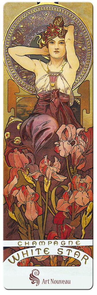 Záložka do knihy Alfons Mucha - Polette