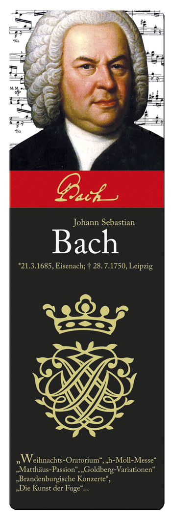 Záložka do knihy Komponisti - Bach