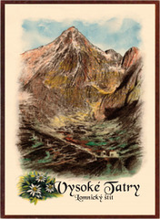 Magnetka klasik Vysoké Tatry - Lomnický štít