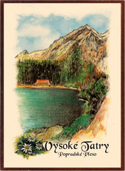 Magnetka klasik Vysoké Tatry - Popradské Pleso