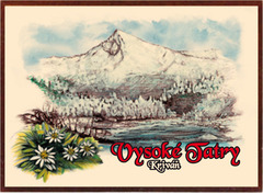 Magnetka klasik Vysoké Tatry - Kriváň