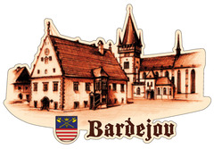 Magnetka obrysová Bardejov