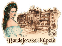 Magnetka obrysová Bardejovské kúpele - Sisi
