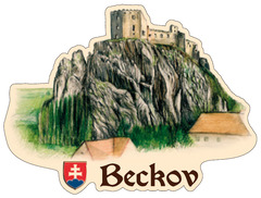 Magnetka obrysová Beckov