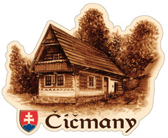 Magnetka obrysová Čičmany