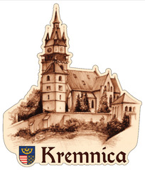 Magnetka obrysová Kremnica