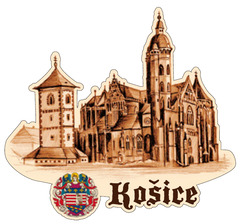 Magnetka obrysová Košice