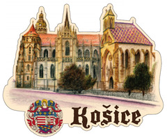 Magnetka obrysová Košice