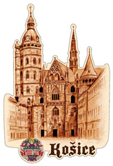 Magnetka obrysová Košice