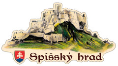 Magnetka obrysová Spišský hrad
