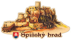 Magnetka obrysová Spišský hrad