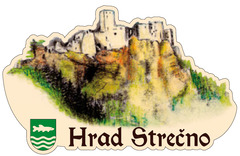 Magnetka obrysová Hrad Strečno