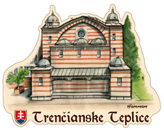Magnetka obrysová Trenčianske Teplice - Hammam