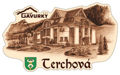 Magnetka obrysová Terchová - Hotel Gavurky