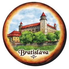 Magnetka malý kruh Bratislavský hrad
