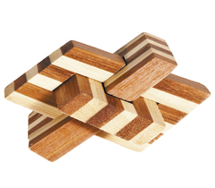 IQ test - Bambusové puzzle - Reťazový uzol