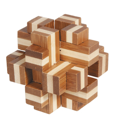 IQ test - Bambusové puzzle - Krížová kocka