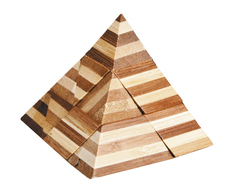 IQ test - Bambusové puzzle - Pyramída