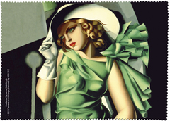 Handrička na čistenie okuliarov T.de Lempicka - Young lady with gloves
