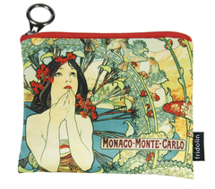 Mini peňaženka na mince Alfons Mucha - Monte Carlo