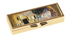 Kovová liekovka týždenná Gustav Klimt - Bozk