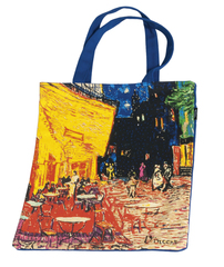 Nákupna taška na rameno Van Gogh - Nočná kaviareň