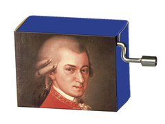 Hracia skrinka Mozart -Portrét